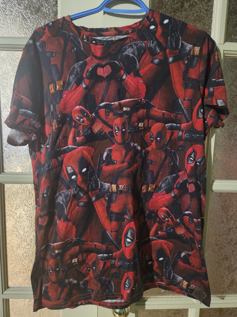 Deadpool Graphic Red Men's T‑Shirt